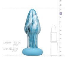 Load image into Gallery viewer, Gildo - Ocean Curl Glass Butt Plug