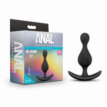 Load image into Gallery viewer, Blush Anal Adventures Platinum Wave silicone butt plug with a wide comfortable base. - Sex Siopa, Ireland&#39;s best adult shop for bodysafe sex toys and lubricants