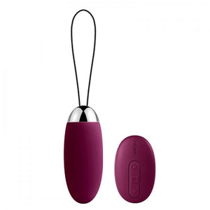 Full view of the Svakom Elva remote controlled rechargeable egg vibrator sex toy - Sex Siopa Ireland