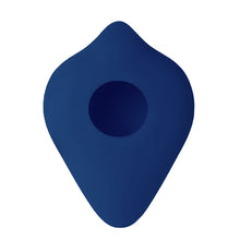 Load image into Gallery viewer, Back view showing the opening for the midnight blue coloured dildo base of the Bananapants Bumpher strap-on silicone cushion for comfort and clitoral stimulation. - Sex Siopa is Ireland's favourite adult store for sex toys, lubricants, and accessories.