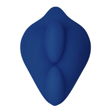 Load image into Gallery viewer, Midnight blue coloured front view of the Bananapants Bumpher strap-on silicone cushion for comfort and clitoral stimulation. - Sex Siopa is Ireland's favourite adult store for sex toys, lubricants, and accessories.