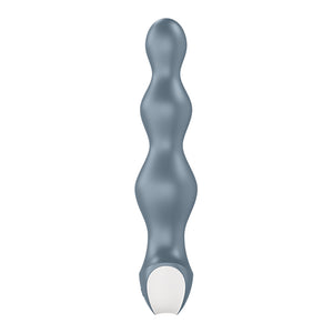 Sex toys Ireland - Sex Siopa - Satisfyer rechargeable vibrating anal beads butt plug made from medical grade bodysafe silicone. It is USB rechargeable and fully waterproof. It can be used with water based and oil based lubricants.