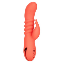 Load image into Gallery viewer, Calexotics California Dreaming Orange County Cutie thrusting rabbit vibrator. This vibrator is rechargeable, fully waterproof, and made with silicone and ABS hard plastic - Sex Siopa, Ireland's Best Sex Toys and Accessories