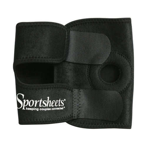 Sex toys Ireland - Sportsheets neoprene thigh strap on harness with adjustable velcro straps.