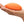 Orange We-Vibe Temp personal massager in a hand on a white background