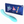 Rear view of Biird Gii Rechargeable G-Spot Vibrator in light blue. Shown horizontal on a white background, alongside a decorated navy blue carry case.