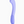 Side view of Biird Gii Rechargeable G-Spot Vibrator in lilac and purple. Shown vertical on a white background.