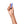 Hand holding up a Dame Zee rechargeable bullet vibrator in periwinkle against a white background