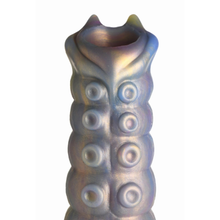 Load image into Gallery viewer, Close up of the head and egg opening of the tentacle ovipositor dildo.