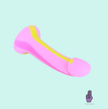 Load image into Gallery viewer, Starlette Glow-in-the-Dark Silicone Dildo