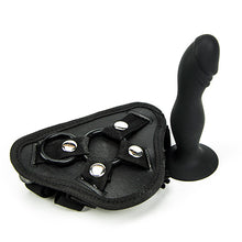Load image into Gallery viewer, Loving Joy beginners strap on harness kit shown with our 6&quot; silicone bodysafe dildo with suction cup base. - Sex Siopa Ireland