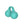 Turquoise finger vibrator from SVibe on a white background