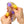 Hands holding up a multicoloured Tenga Bobble Masturbation Sleeve..