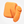The Vush Luna Remote Controlled Wearable Vibrator in orange. Base and vibrator.