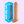 The Wet For Her pack n' play dildo in cream stands next to it's blue cardboard packaging.