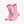 Biird branded Clit Socks in a pink and light pink colour scheme on a white background