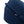 Side view of the zip of a navy blue Dame Pillo Positioning Wedge