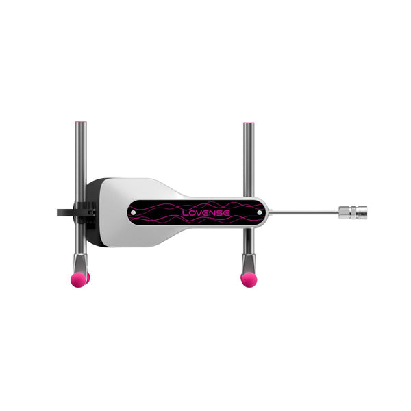 Side view of Lovense mini sex machine stand.