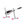 Side view of Lovense mini sex machine stand in a diagonal upward facing position, with a black attached dildo.