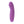 The glee spot rechargeable vibrator in purple with flexible body against a white background