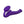 Purple silicone strapless strap on on a white background