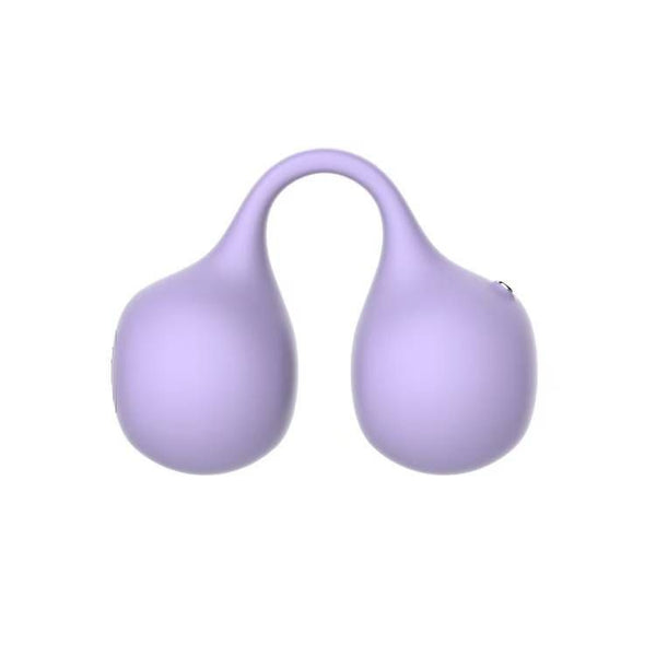Purple silicone finger vibrator from Svibe on a white background. 