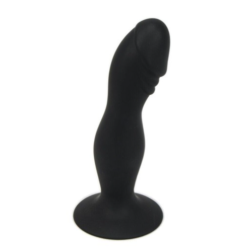 Loving Joy 6" silicone suction cup strap on dildo in black - Sex Siopa, Ireland's best sex toys and lubricants