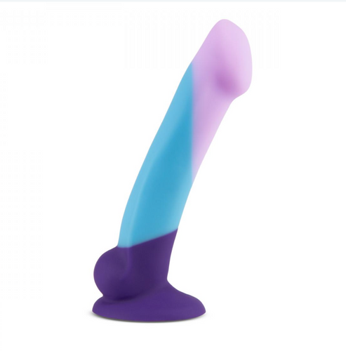 Avant Purple Haze Silicone suction cup purple blue lilac dildo with realistic shape 