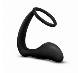 Blush Novelties Anal Adventures Platinum silicone anal butt plug and cock ring set in black - Sex Siopa is Ireland's favourite sex toy and lubricant retailer.