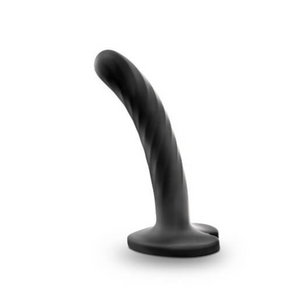 Blush Temptasia Twist Small silicone dildo sex toy with a suction cup base that is harness compatible - Sex Siopa, Ireland's best adult shop