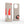 Picture of the Fun Factory Volta Rechargeable Fluttering Vibrator in a red colour scheme with white handle. Set in two examples of packaging on a white background.