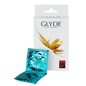 Glyde Ultra vegan friendly latex condoms - Sex Siopa, Ireland's Favourite Sex Toy Shop!