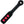 Sportsheets leather BDSM heart spanker in black with red hearts. Paddle on a white background.
