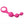 Picture of the Loving Joy Triple Ripple silicone anal beads in pink. It features 3 graduating beads and a looped handle. - Sex Siopa, Ireland's Best Sex Toys and Lubricants.