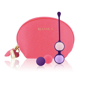 Rianne S. kegel balls with luxury cosmetic bag and heart-shaped lock. Sex Siopa Ireland