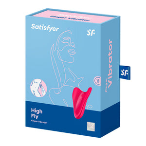 Packing for the Satisfyer High Flyer rechargeable finger vibrator - Sex Siopa, Ireland's most beloved sex toy boutique.