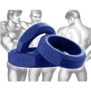 Tom of Finland Silicone Cock Ring Set