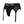 Side view of a Strap-On-Me lingerie harness in black on a white background