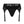 Front view of a Strap-On-Me lingerie harness in black on a white background