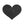 A glittery black coloured heart nipple pastie on a white background by Bijoux Indiscrets. Lingerie