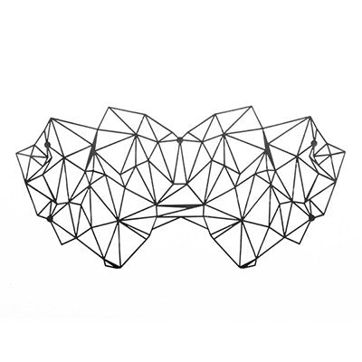 Black Bijoux Indiscrets geometric mask on a white background - Sex Siopa Ireland
