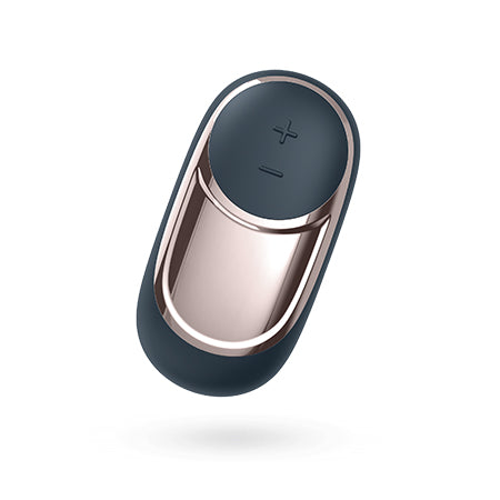 Front view of the Satisfyer Layons Dark Desire compact vibrator with 15 vibration settings and USB charging - Sex Siopa, Ireland's Best Sex Toys.
