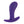Fun Factory Bootie beginners butt plug made from 100% silicone, side view in purple on a white background - Sex Siopa, Ireland's best sexy toys and accessories.