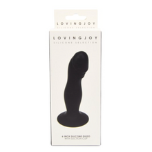 Load image into Gallery viewer, Packaging for the 6&quot; silicone suction cup strap-on dildo by Loving Joy - Sex Siopa is Ireland&#39;s best adult store
