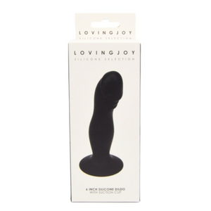 Packaging for the 6" silicone suction cup strap-on dildo by Loving Joy - Sex Siopa is Ireland's best adult store