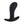 Fun Factory Bootie butt plug anal sex toy, side view in black on a white background. Made from 100% hypoallergenic silicone. Sex Siopa Ireland