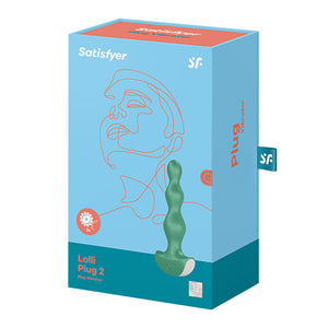Sex toys Ireland - Sex Siopa - Satisfyer rechargeable vibrating anal beads butt plug made from medical grade bodysafe silicone. It is USB rechargeable and fully waterproof. It can be used with water based and oil based lubricants.