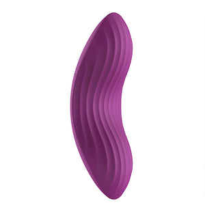 3/4 view of the Svakom Edeny app-controlled panty vibrator sex toy. The Eden is USB rechargeable and fully waterproof.