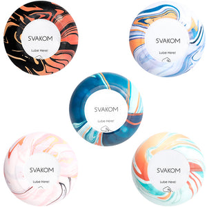 Svakom Hedy X 5-piece masturbation sleeve set with 5 unique textures. Each egg is double sided for extra sensation and made from a super soft and stretchy elastomer so they are 1 size fits all. Sex Siopa is Ireland's favourite adult shop for bodysafe sex toys, lubricants, and accessories.