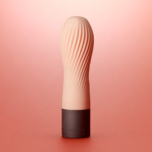 Tenga Iroha Zen battery operated soft silicone vibrator in Peach. Sex Siopa, Ireland's best sex toys and accessories.